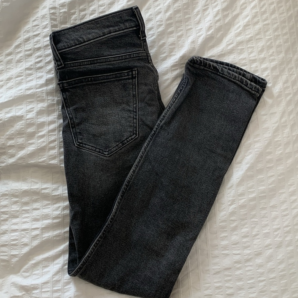 GAP high rise slim straight jeans